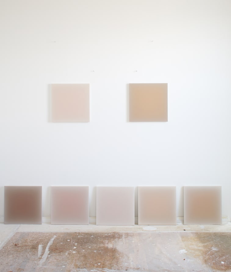 DEEDS-NEWS-Artist-Interview-Gwen-Hardie-21-Series-of-20-inch-squares-studio-wall-2021.jpg
