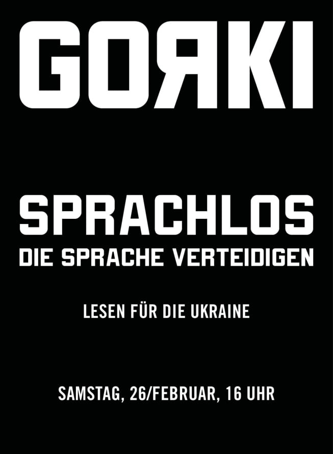 DEEDS NEWS - Courtesy of Gorki Theater - Sprachlos