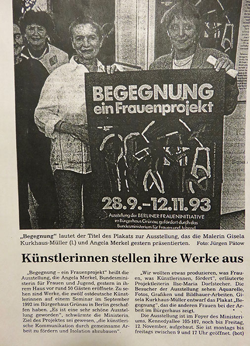 DEEDS NEWS -Inselgalerie-Ausstellungseroeffnung-Frauenministerium-Bonn-28-9-1993