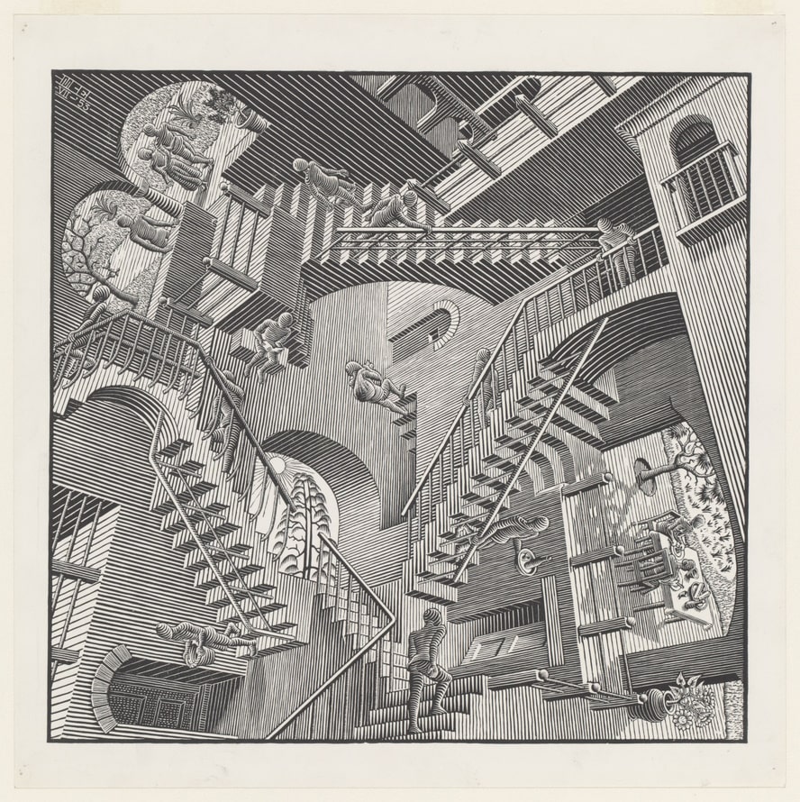 DEEDS - Kunstmuseum Den Haag - M C Escher - 388_Relativiteit