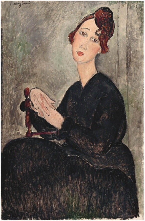 DEEDS NEWS - Courtesy of Jüdisches Museum - Amedeo Modigliani, Porträt von Dédie, 1918 FR, Paris, MNAM - Centre Pompidou