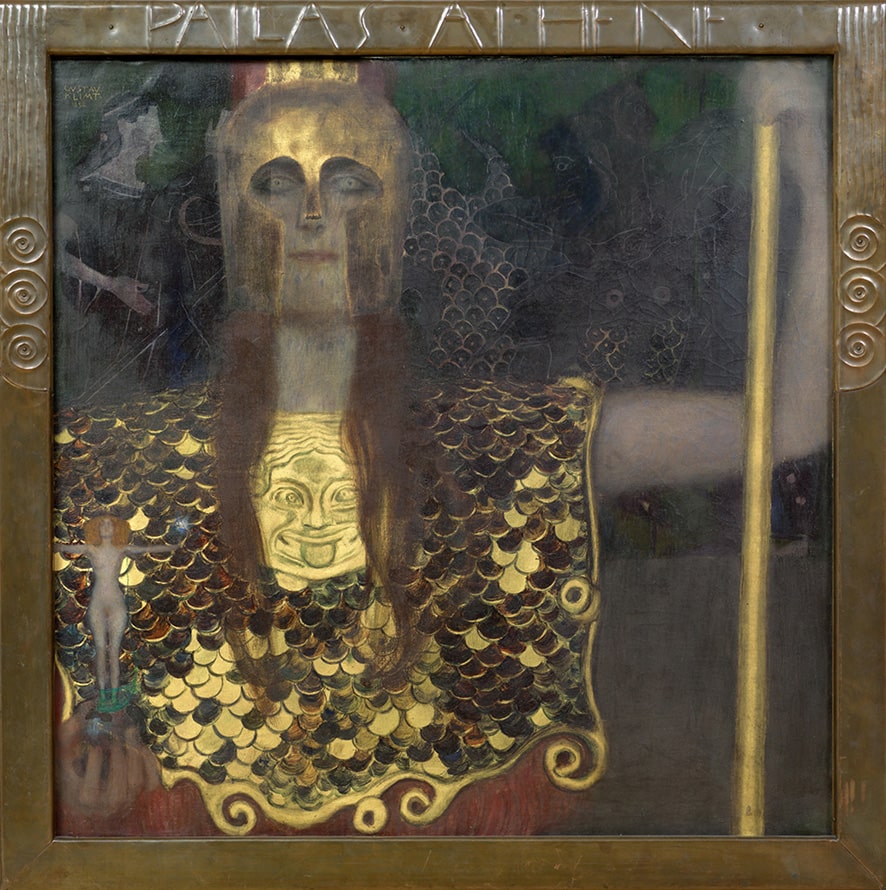 DEEDS NEWS - Gustav Klimt, Pallas Athene, 1898, 75 x 75 cm - Photo Birgit und Peter Kainz,