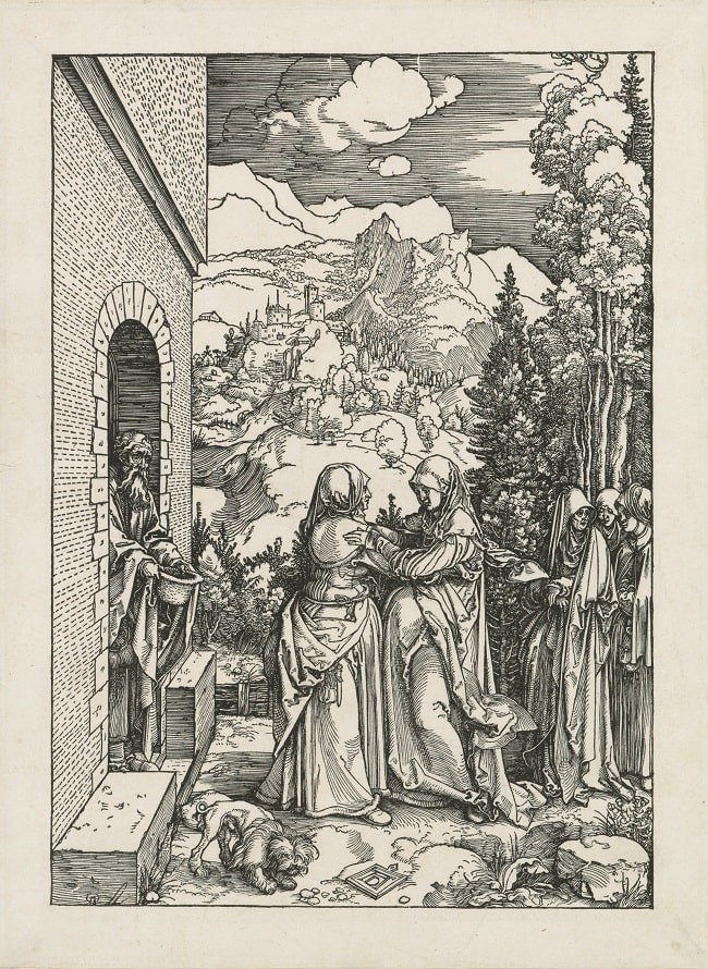 DEEDS NEWS - Courtesy of Kupferstichkabinett - Albrecht Dürer, Die Heimsuchung (Marienleben), 150304, Holzschnitt, Staatliche Museen zu Berlin, Dietmar Katz