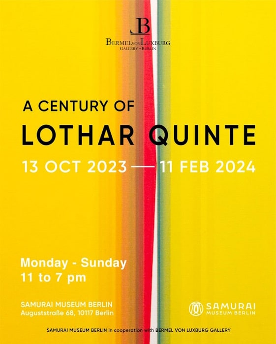 DEEDS NEWS - courtesy of Bermel von Luxburg - Samurai Museum Berlin - Lothar Quinte