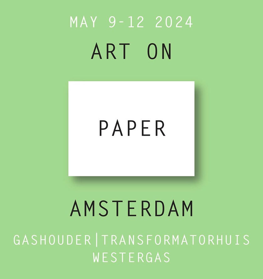 DEEDS NEWS Green Paper Art on Paper Amsterdam logo