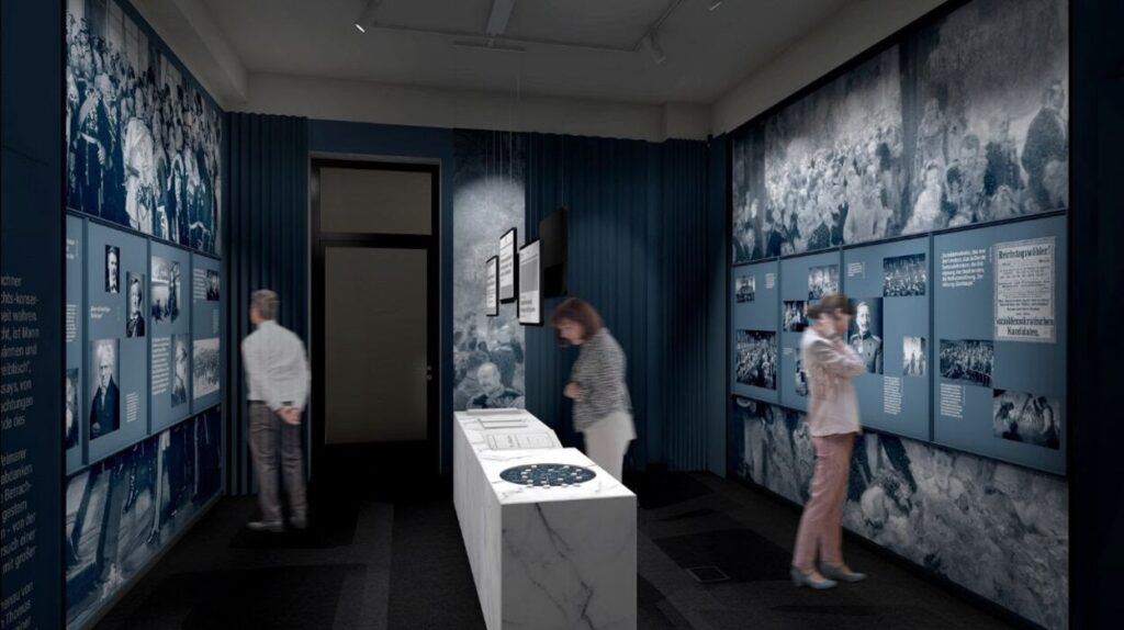 DEEDS NEWS- 150 Jahre Thomas Mann, Meine Zeit. Thomas Mann und die Demokratie -c- drej – Szenografie und Design