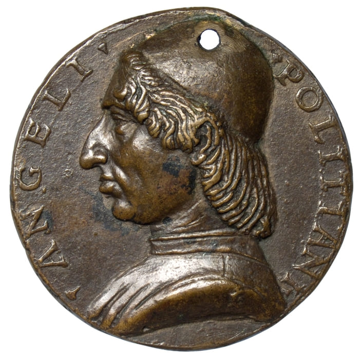 DEEDS NEWS - Pazzi-Verschwoerung_Angelo_Poliziano_Medaille -c- Staatliche Museen zu Berlin, Münzkabinett - Reinhard Saczewski