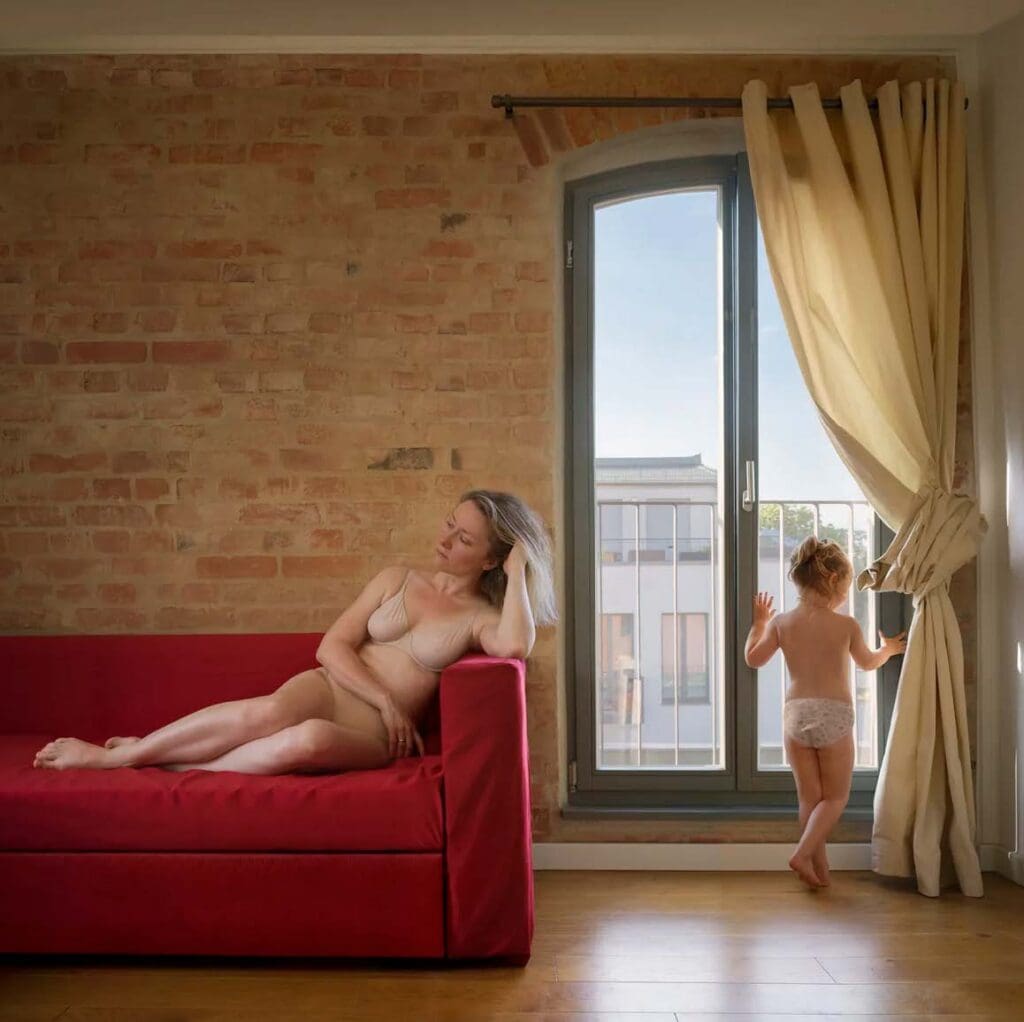 DEEDS NEWS - CSR.ART x Galerie Z22 - Katerina Belkina - Nooning - 2020 - 100 x 100 cm - Ed 10 + 2