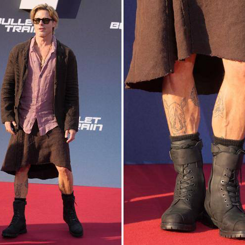 DEEDS.NEWS - Artist Mo Ganji Brad Pitt 2 of 3 Tattoos