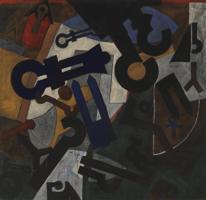 DEEDS NEWS, Adochi, Maske-Padak, 1987, Courtesy of Galerie Kremers