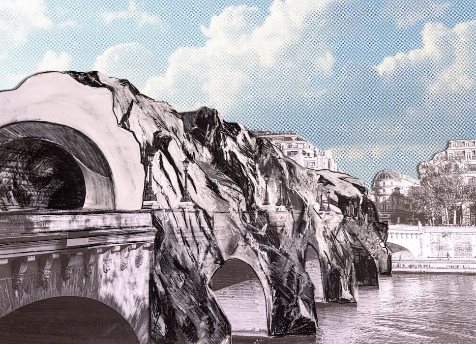 DEEDS NEWS-Pont Neuf-Christo and Jeanne-Claude-Foto Atelier JR 1