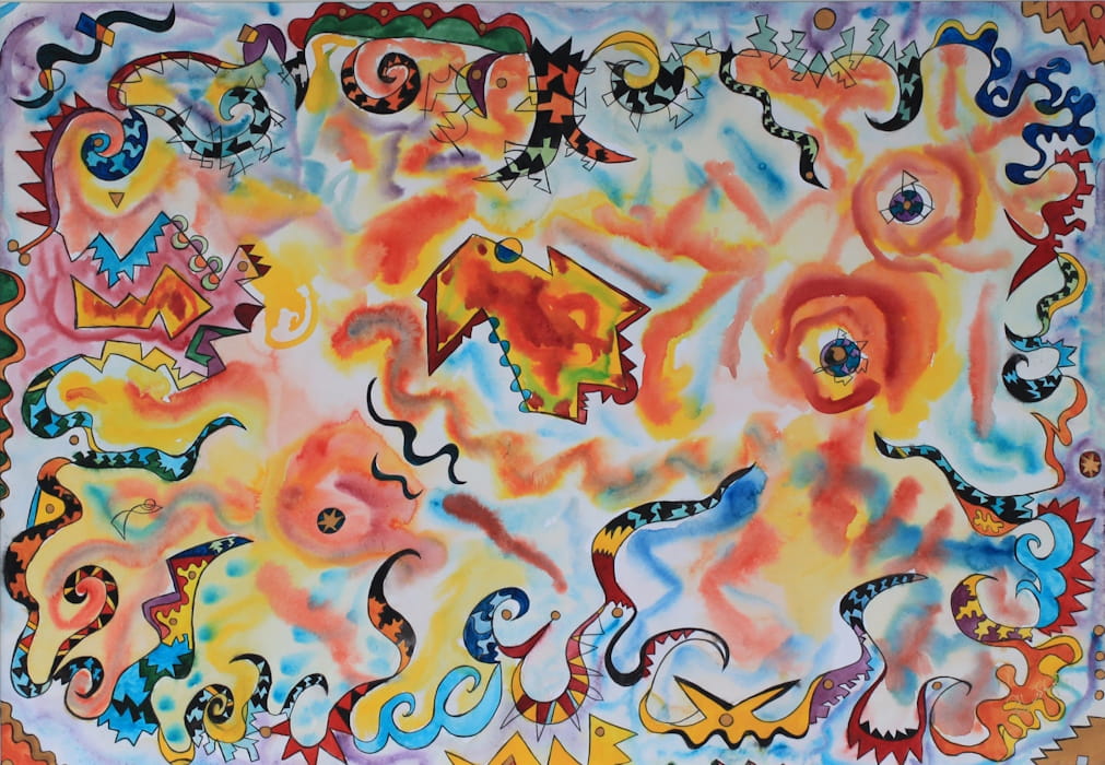 DEEDS NEWS - CSR.ART - Peter Hemmelskamp - Uferlos im All - 1991