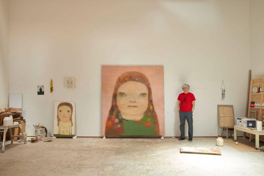DEEDS NEWS - David Zwirner Gallery - Yoshitomo Nara in his studio - Photo Keita Saiki